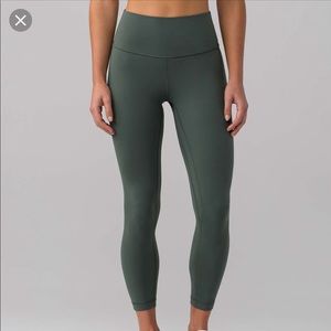 Lululemon Align leggings Dark Forest 23”